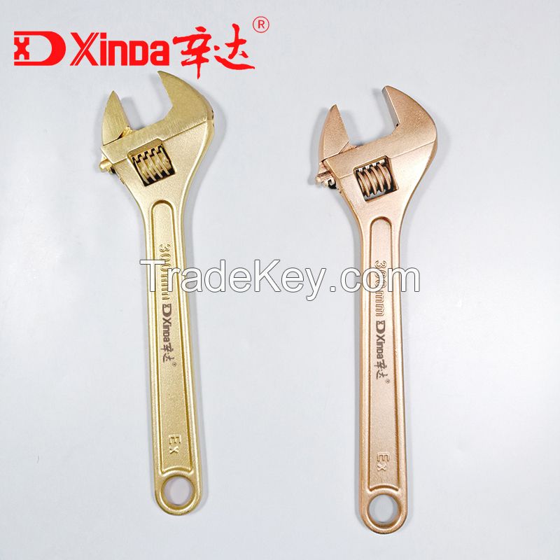 Non sparking Tools Copper Adjusatble wrench Explosion proof Spanners