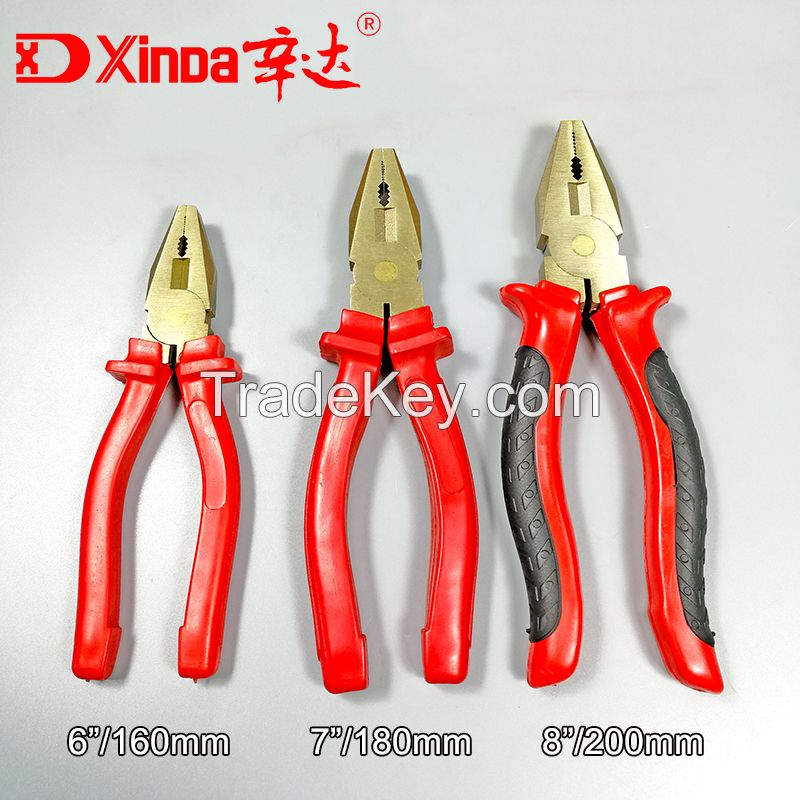 Non sparking Tools Combination Pliers Explosion proof Tools Aluminum Bronze