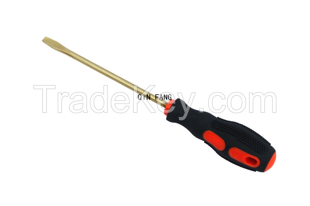 Non Sparking Safety Slotted Screwdriver