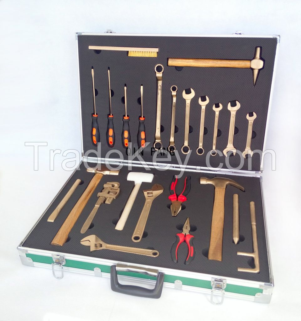 Non Sparking Safety Tool Sets 24pcs/set for Oil Depot