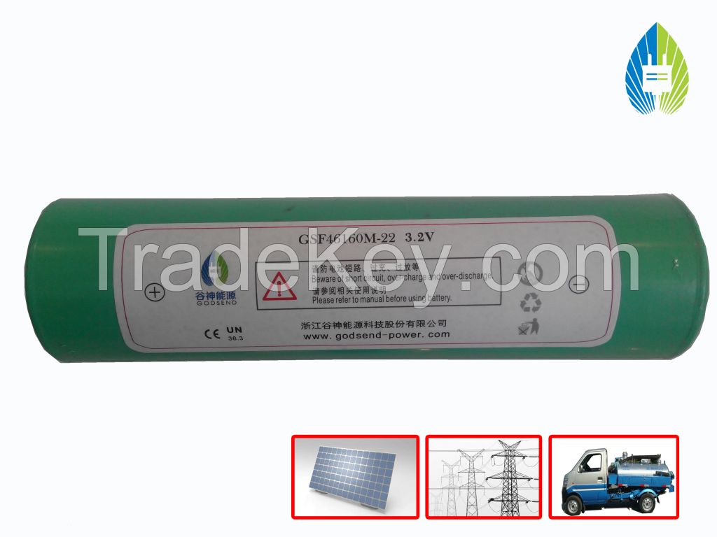 Rechargeable high temperature 3.2V LFP Battery for Truck/ Tricycle/Ebike/Marine/Car