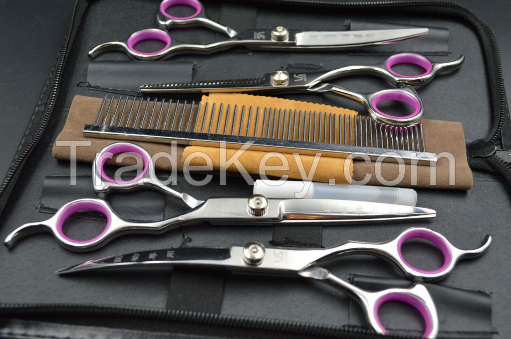 WYPCT36 professional pet hair cutting and thinning scissor set box