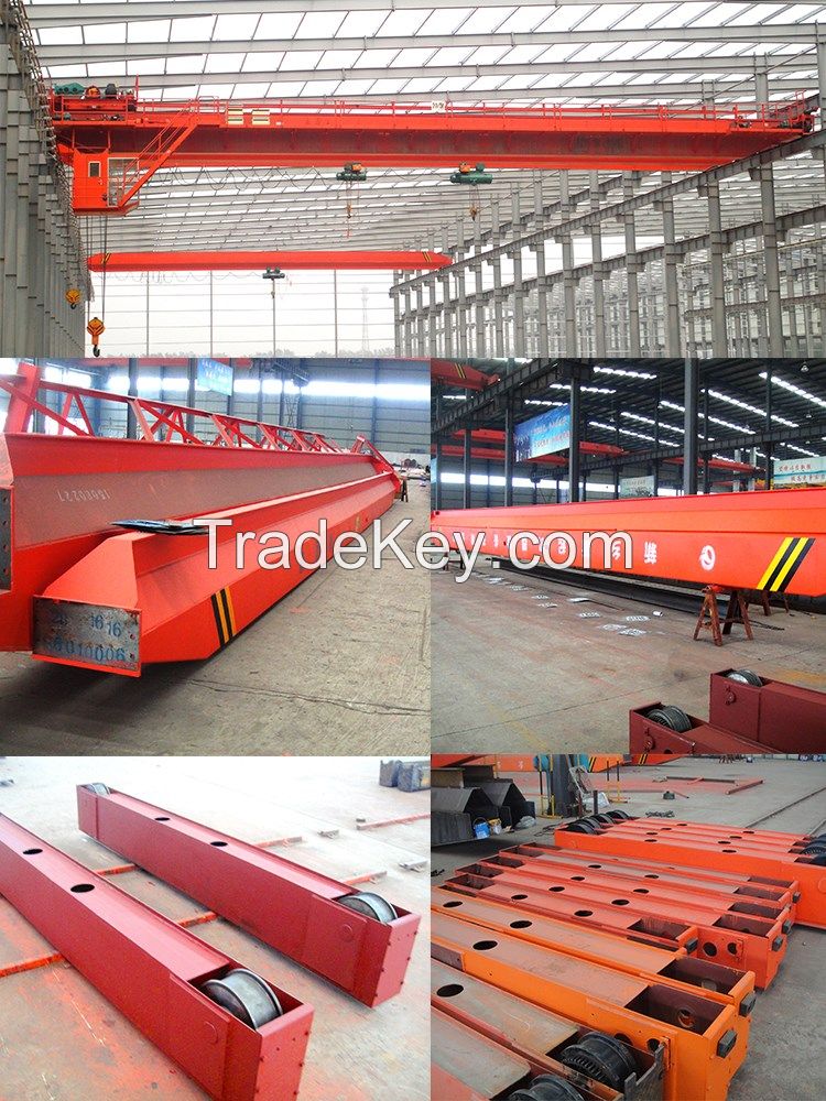 Double girder foundry crane