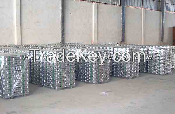 sell High Quality Pure Aluminum Ingot 99.7 A7