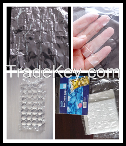 disposable ice cube bags