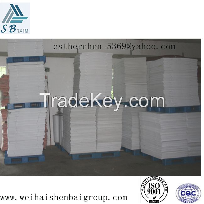 Free samples to be test nonwoven toe puff chemical sheet