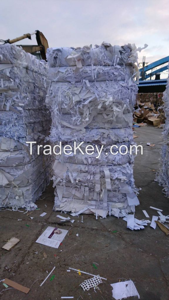 Hard white shavings WASTE PAPER