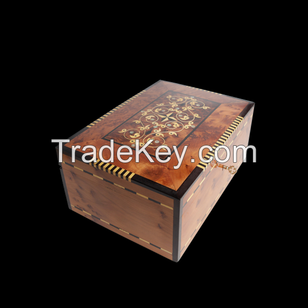 Wooden Jewelry Box Supplier (Thuya jewelry box)