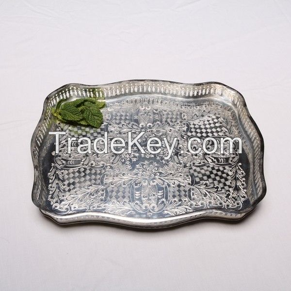 Welcoming Tray (Nickel plated copper tray) Supplier