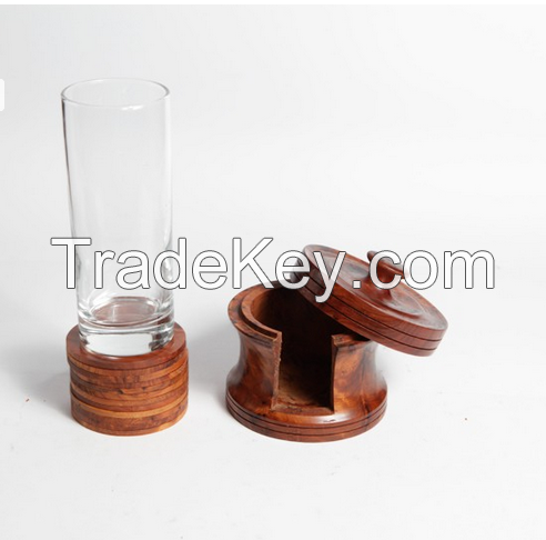 Wooden Glass Holder Supplier (Thuya wood)