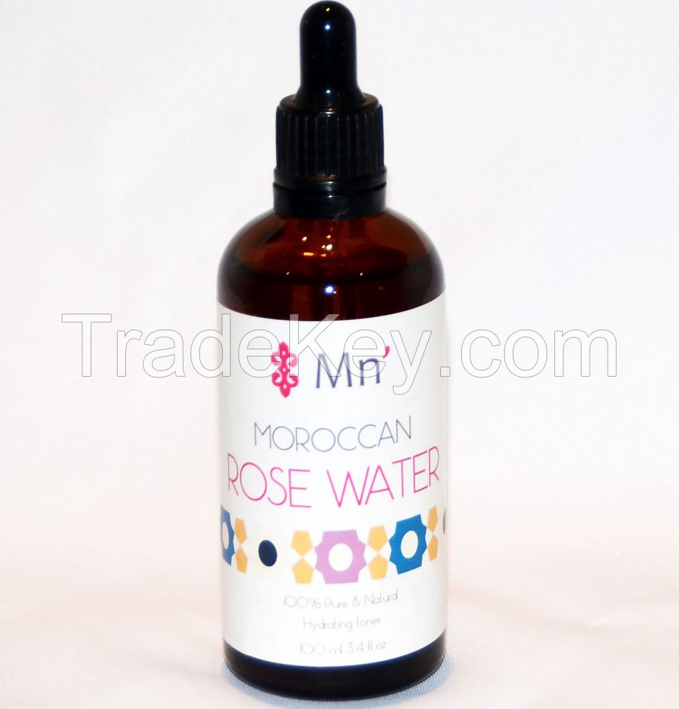 Pure Moroccan Rose Water Toner for Skin care