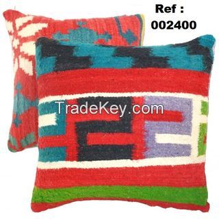 Pillow kilim (Origin: Tunisia) 100% Wool (Ref # 002400)