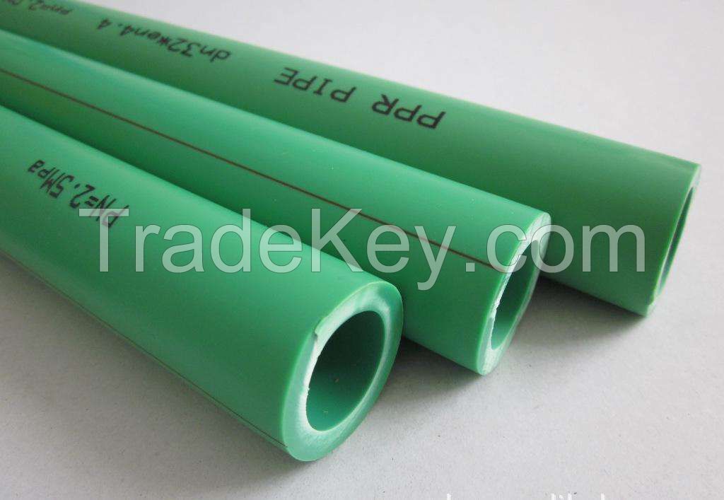 20, 25, 32, 40, 50, 63, 75, 90, 110mm Diameter PPR Pipe for Water Supply