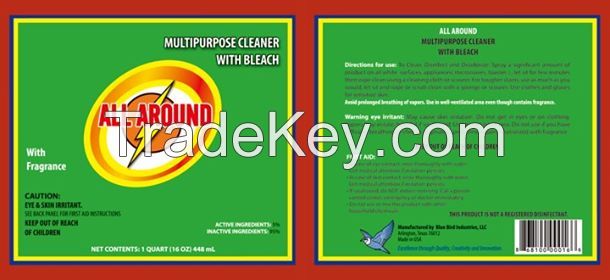 All Around, mult purpose cleaner with bleach