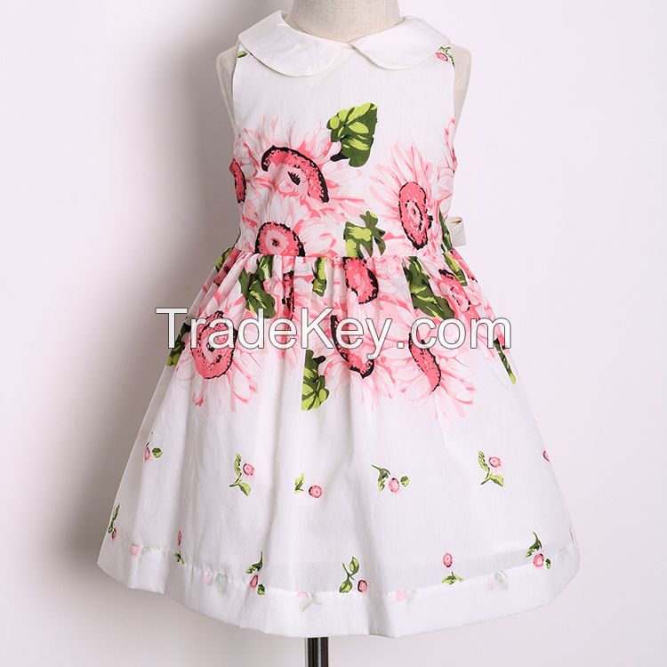 Baby clothes online girl frill dress summer girl dress