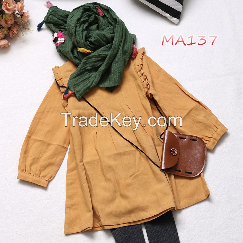 Korean traditional girls dress slip kids wear dress boutiques