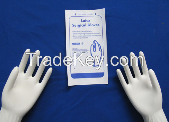 Surgical latex glove