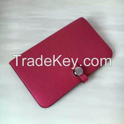 High quality leather passport wallet