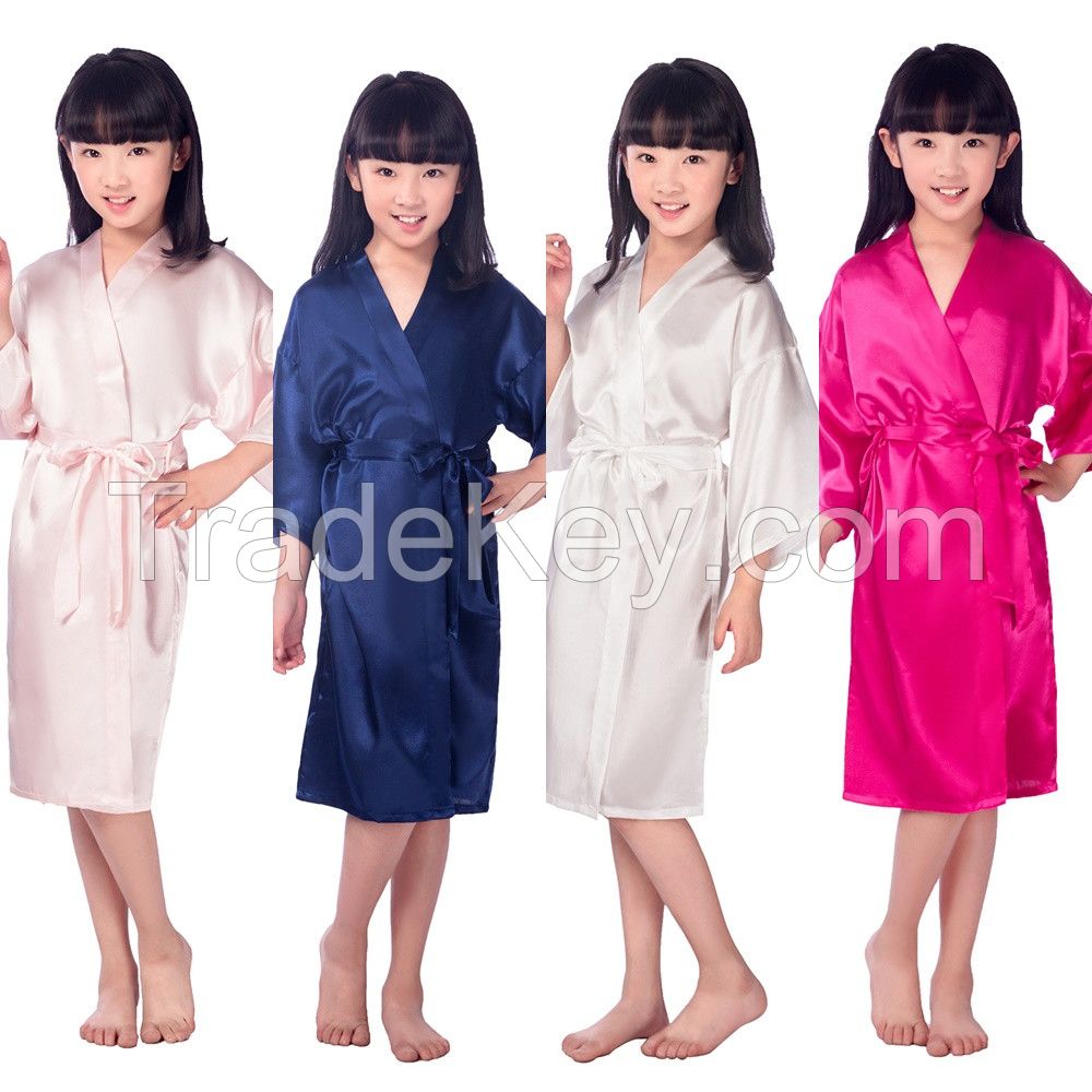 KIMONO STYLE SILK ROBE FOR KIDS