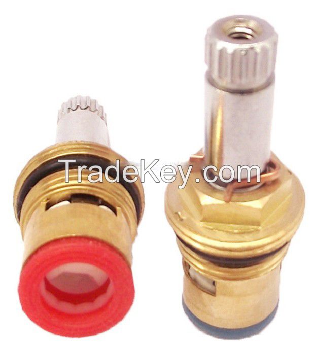 Fast open brass parts ceramic discs faucet ceramic disc cartridge valve Core