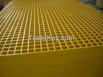 FRP grating with squre mesh mini-mesh and micro mesh