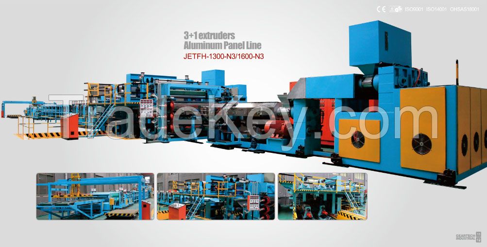 3+1 Aluminum composite panel production line