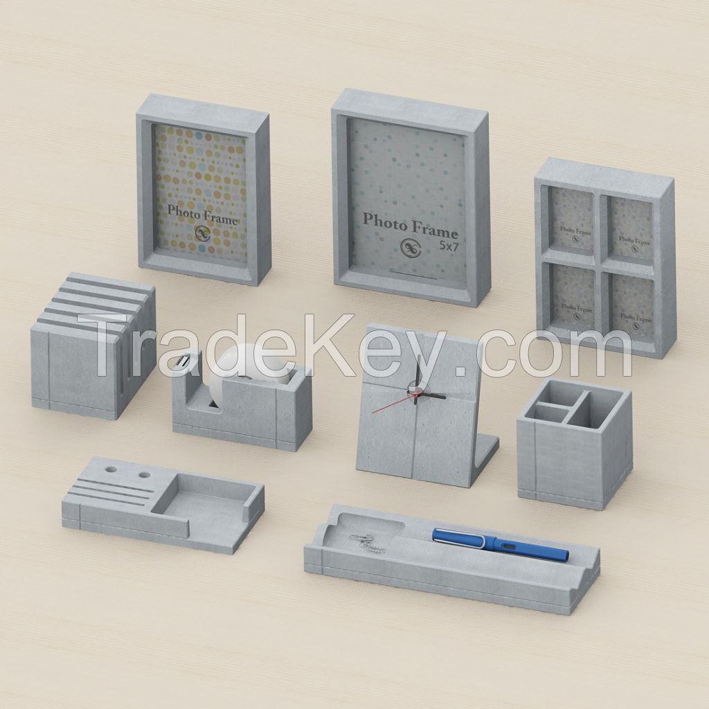 Cement Stationery Set