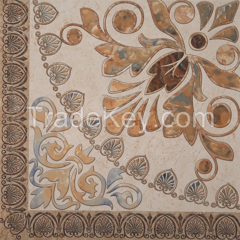 300x300mm 600x600mm Foshan 3d digital bathroom design ceramic wall tile, flooring tile