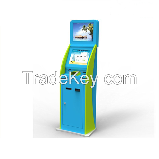 Car wash payment kiosk with receipt printer