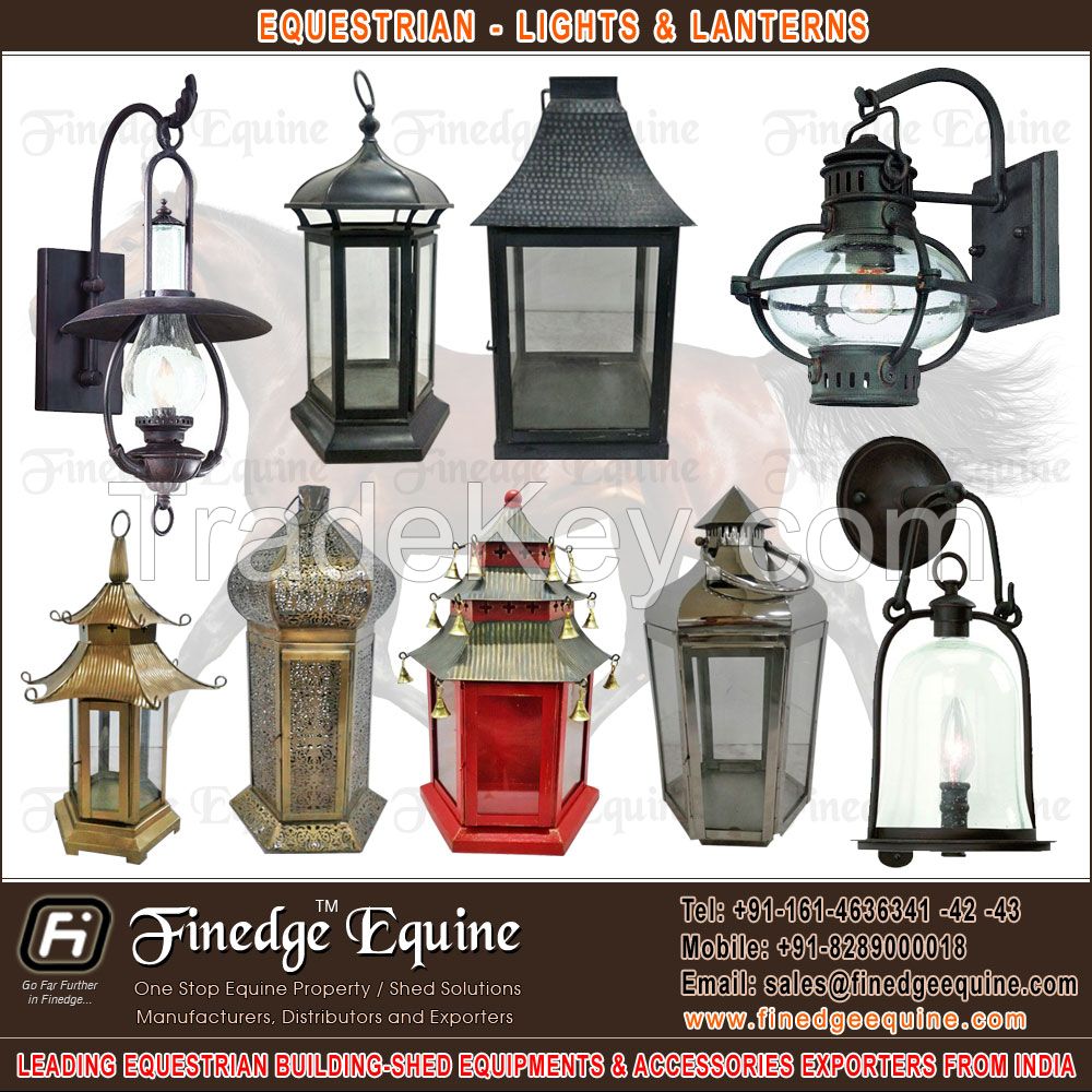 Equestrian lights & lantern