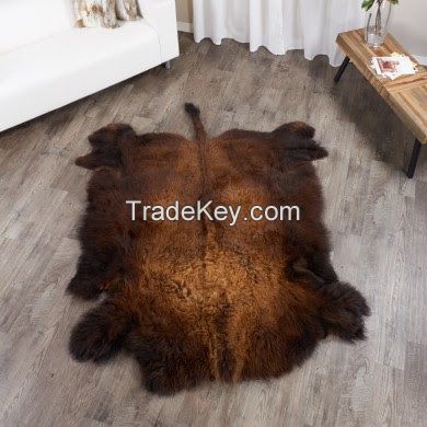 Buffalo Robe / Bison Hide Rug