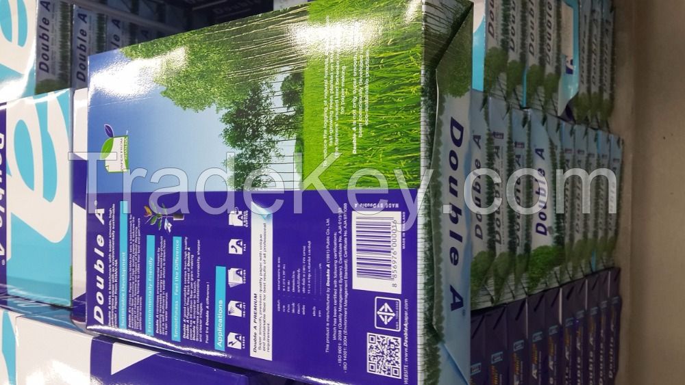 Double A A4 Copy Paper 80gsm, 75gsm, 70gsm