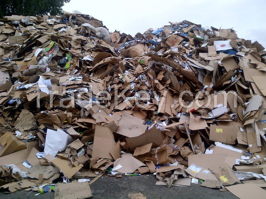 OCC Waste Paper in Bales (Cardboard)