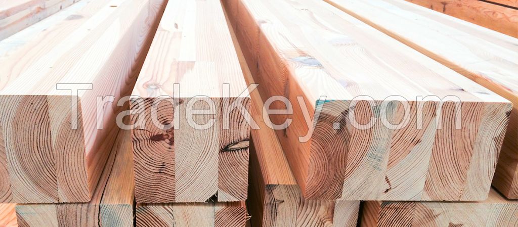 Glued timber, lumber, sawn timber