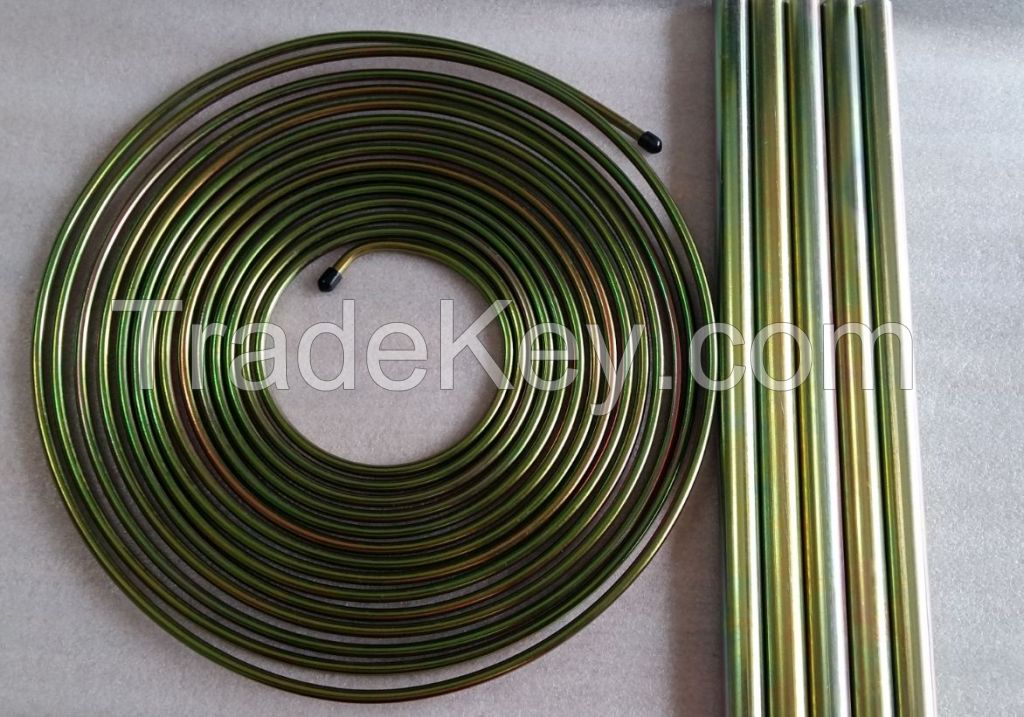 Popular copper coated brake line bundy tubing made in China