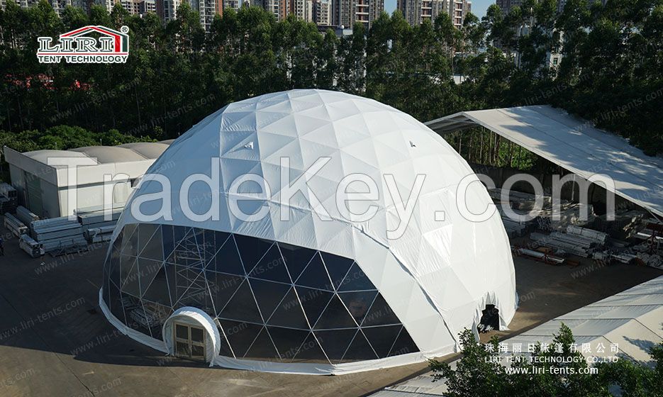 3-60m Waterproof Clear Span Geodesic dome tent