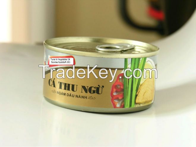 Tuna In Vegetable Oil Canned Fish FMCG products