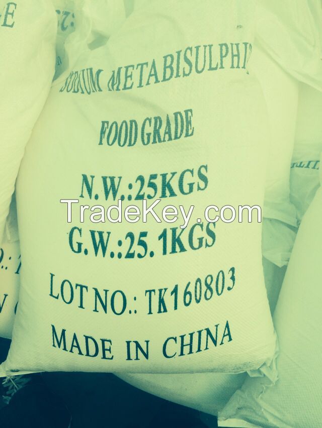 High Quality sodium metabisulphite