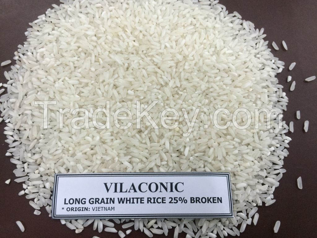 Long grain white rice 25% broken( skype: viviannguyen(dot)rice(dot)spice(at)gmail(dot)com)