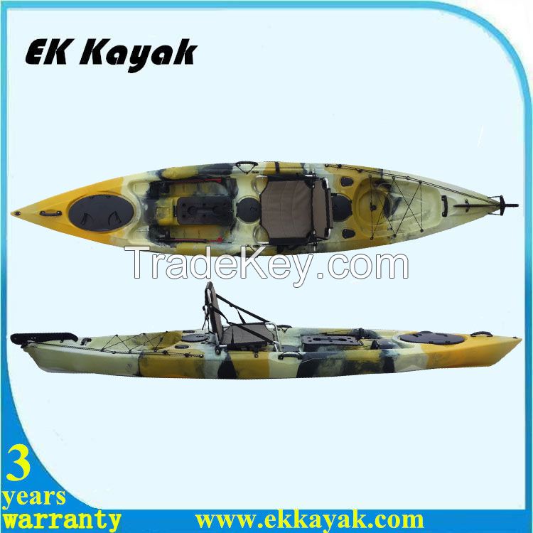 Single Cheap Fishing Kayak with pedals