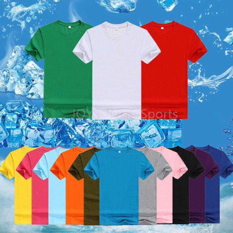 180g Pure Cotton Round-neck Short-sleeve T-shirts