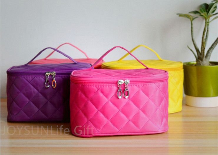 Large  Capacity Polyester Cosmetic Bags with Mirror Makeup Bags