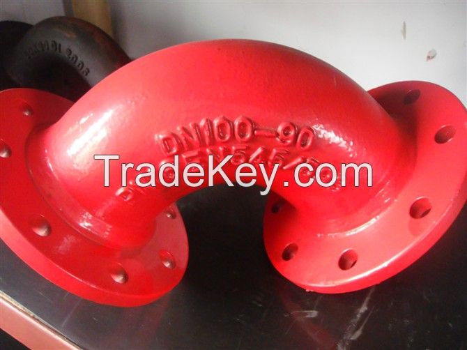 Sell Ductile Iron Pipe Fittings-Double Flanged Bend