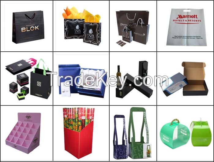 customized paper bag with Factory sale price