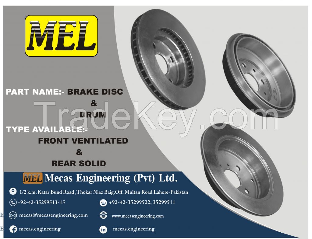 Brake Dics And Drum from Mevcas