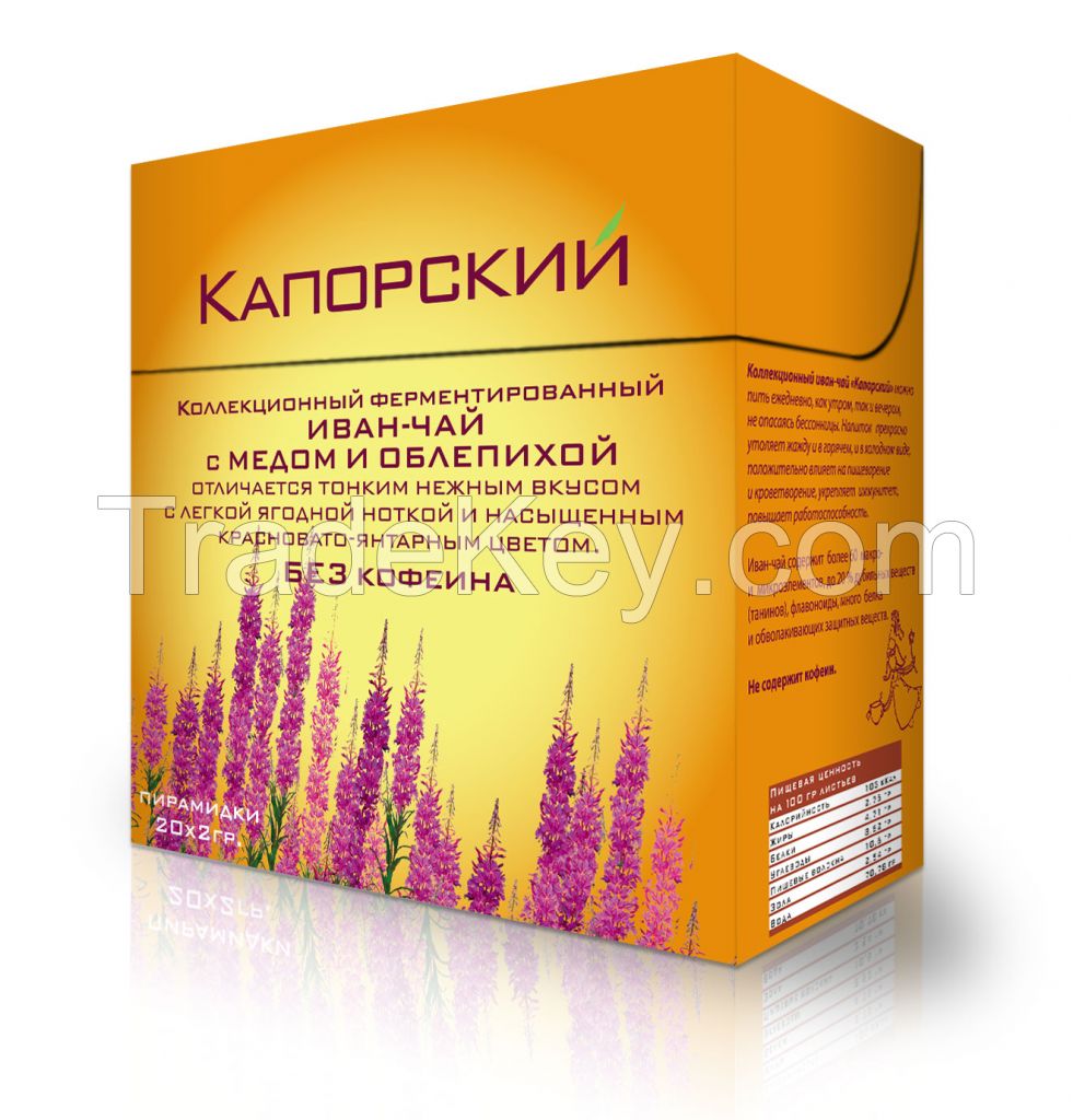 EPILOBIUM ANGUSTIFOLIUM Herbal tea With honey and buckthorn