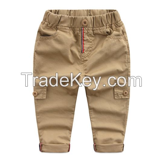 Boy's 100% Cotton Woven Pants