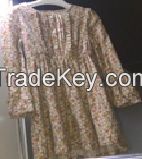 Girl's 100% Cotton Woven Floral print Skirt