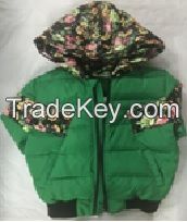 Boy's 100% Polyester (Cotton Padding)Woven Hood Jacket