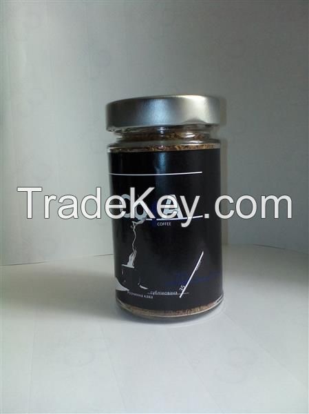 CofA coffee instant 70g glass jar (freeze-dried), 12 pcs/cartons